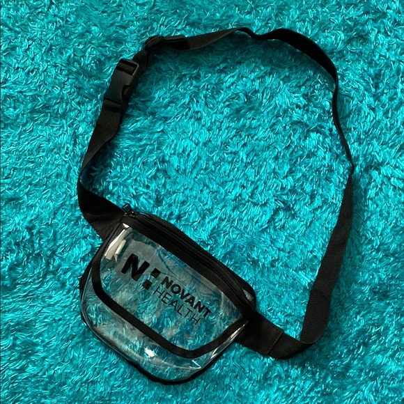 bag edge Other - Novant Health Clear Black Fanny Pack